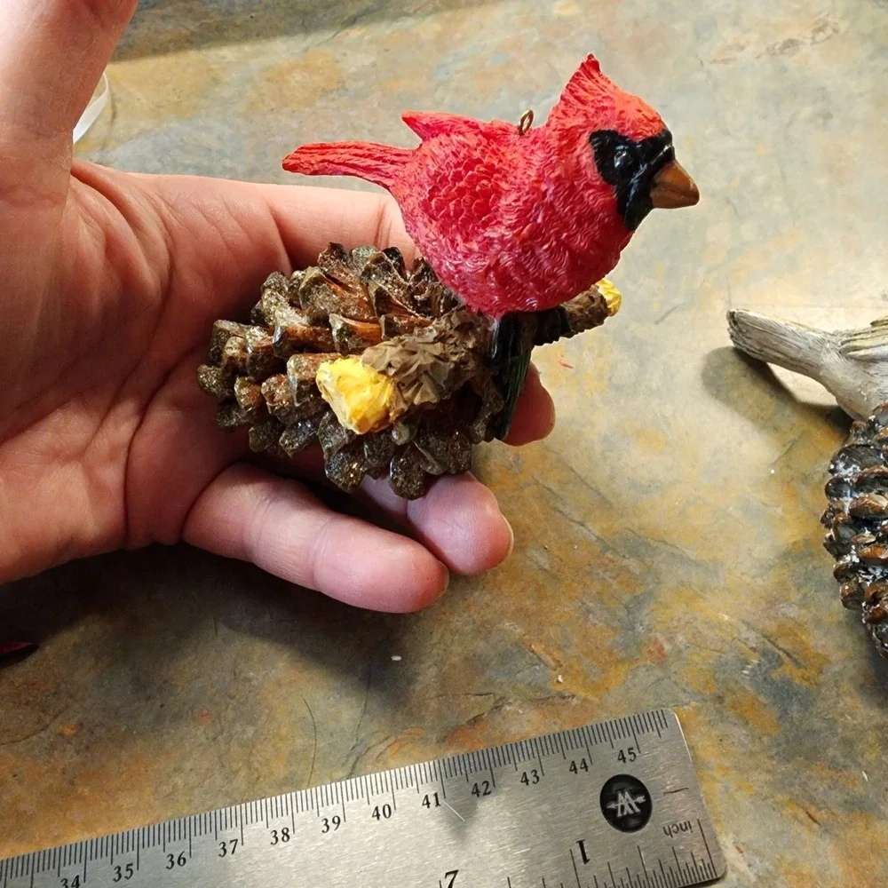 Lot Of 12 Vintage Red Cardinal Bird Ornaments/decor Christmas